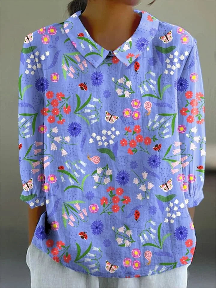 Svea – Blommig Blus