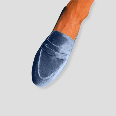 Vendela – Eleganta Loafers i Sammet