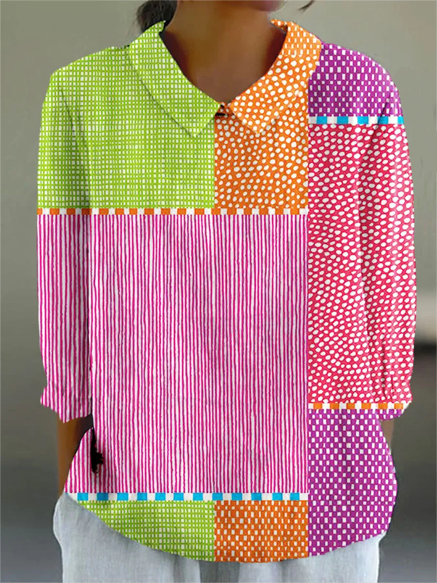 Sofia – Patchwork Blus
