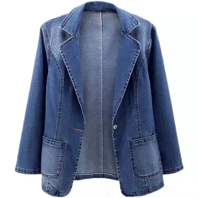 Klara - Denimkavaj med Tidlös Stil
