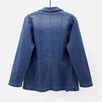 Klara - Denimkavaj med Tidlös Stil