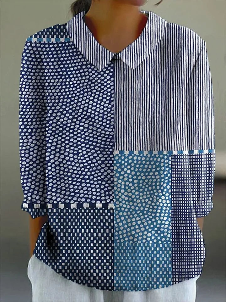 Gerd – Patchwork Blus