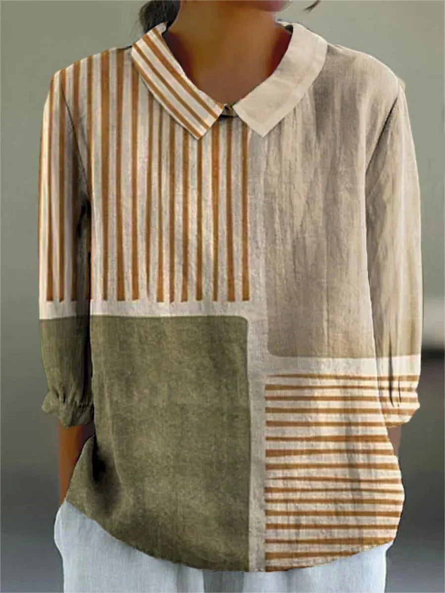 Tova – Patchwork Blus