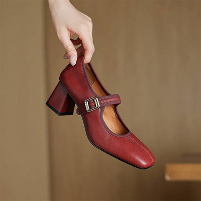 Freja – Blockheel Mary Janes