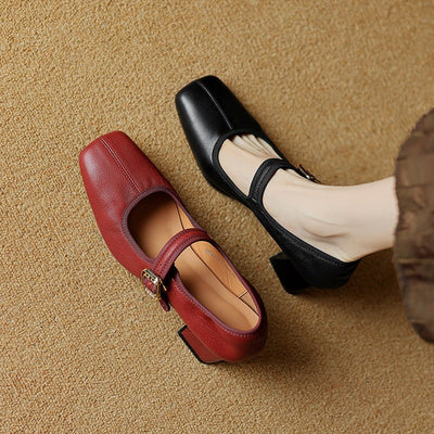 Freja – Blockheel Mary Janes