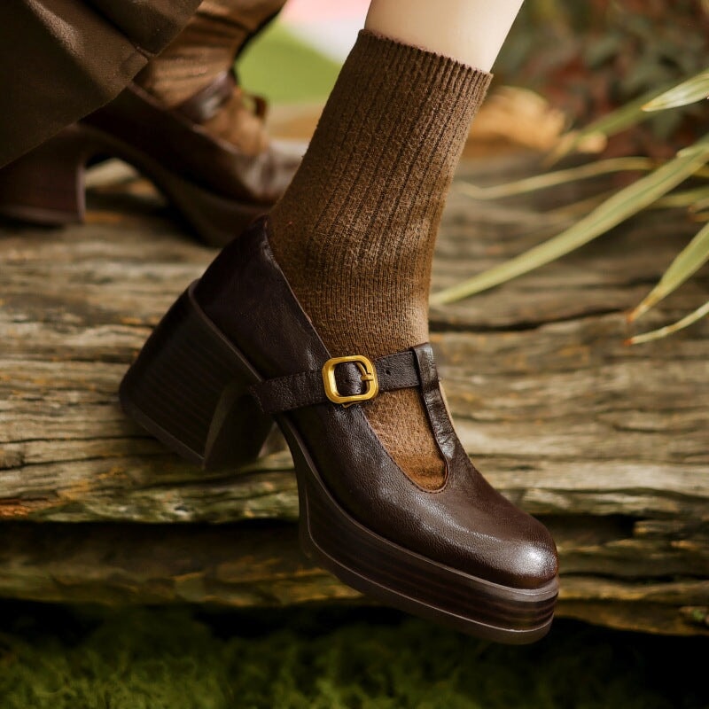 Ebba – Retro Chunky T-skor