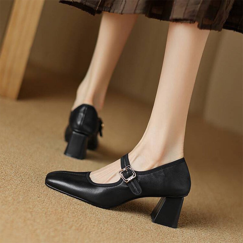 Freja – Blockheel Mary Janes