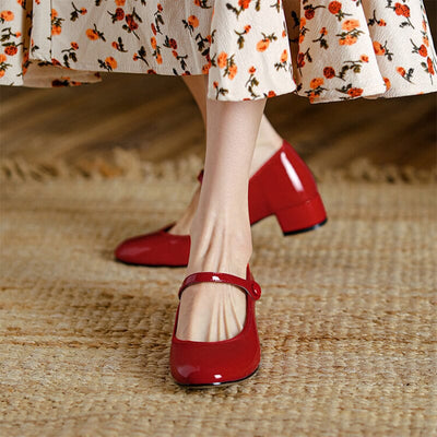 Selma – Glossy Mary Janes