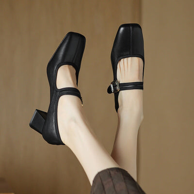 Freja – Blockheel Mary Janes
