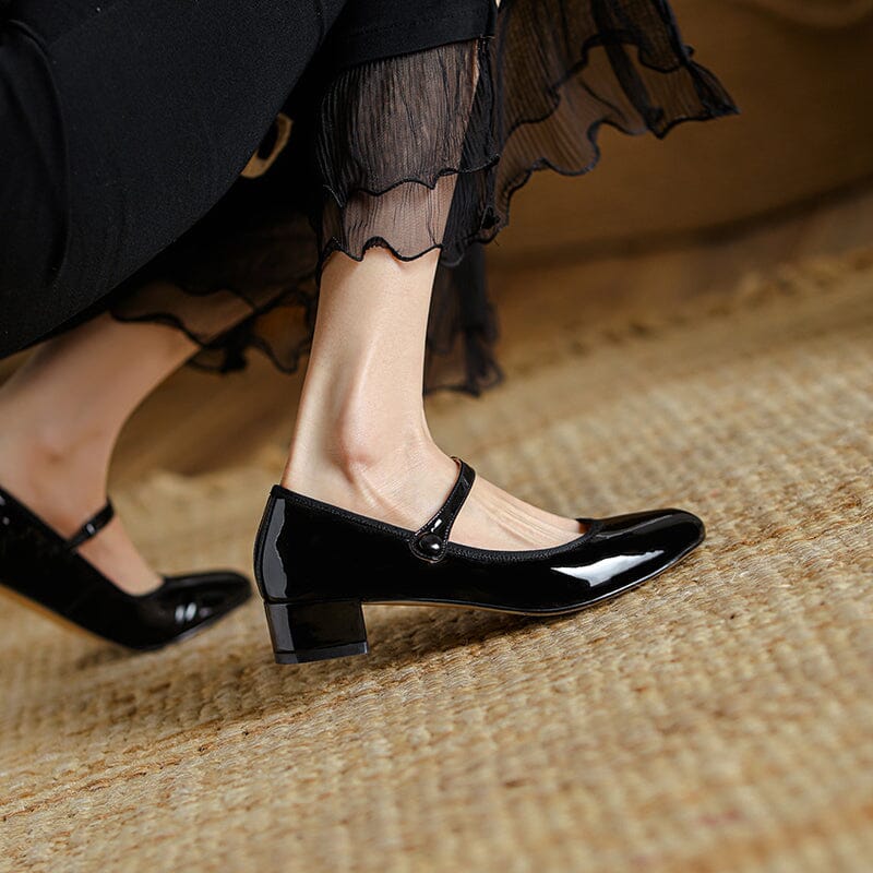 Selma – Glossy Mary Janes