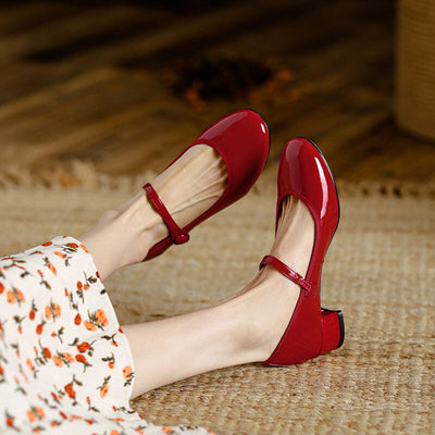 Selma – Glossy Mary Janes
