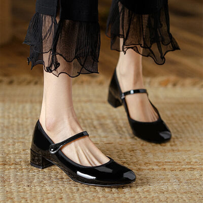 Selma – Glossy Mary Janes